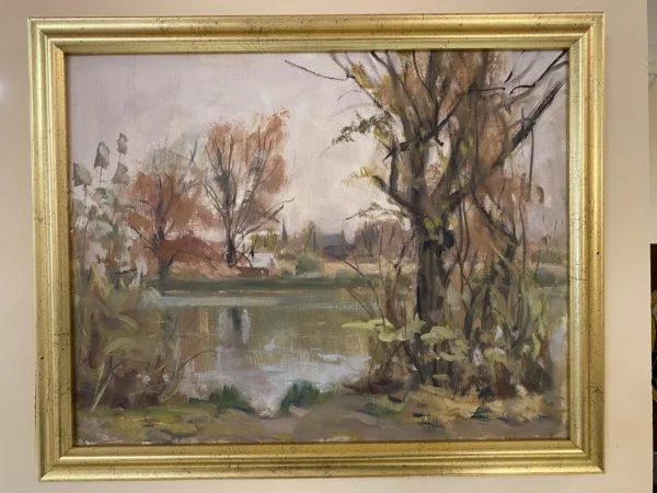 Painting by Harry Barton, Oil on Masonite