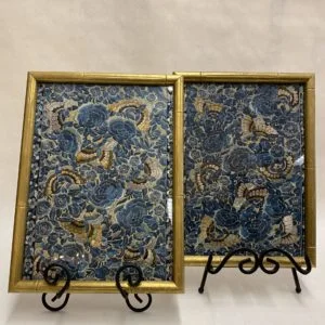 Pair of Chinese Fine Silk Embroideries
